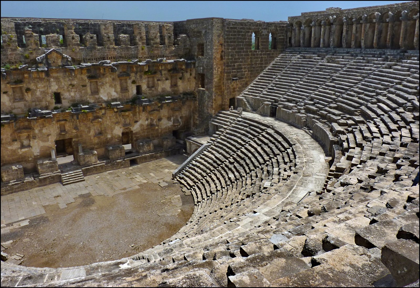 Le théâtre romain d'Aspendos près d'Antalya