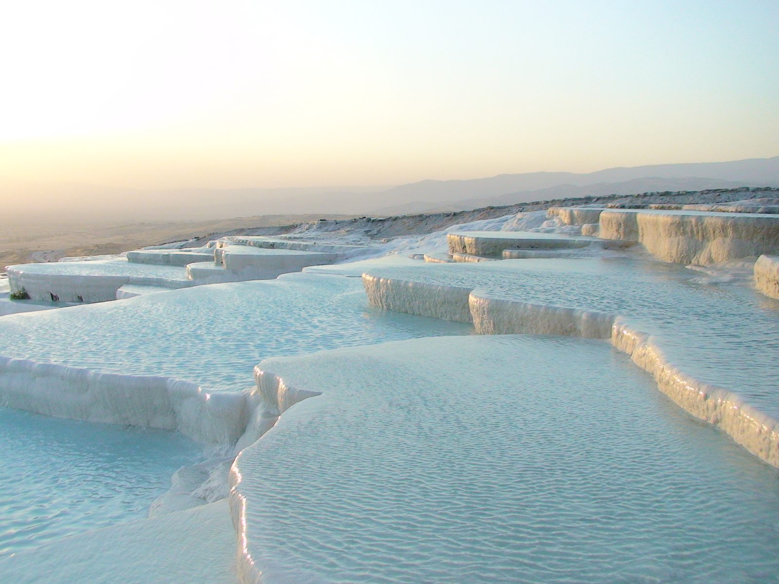 De kalkterrassen van Pamukkale bij Laodicea