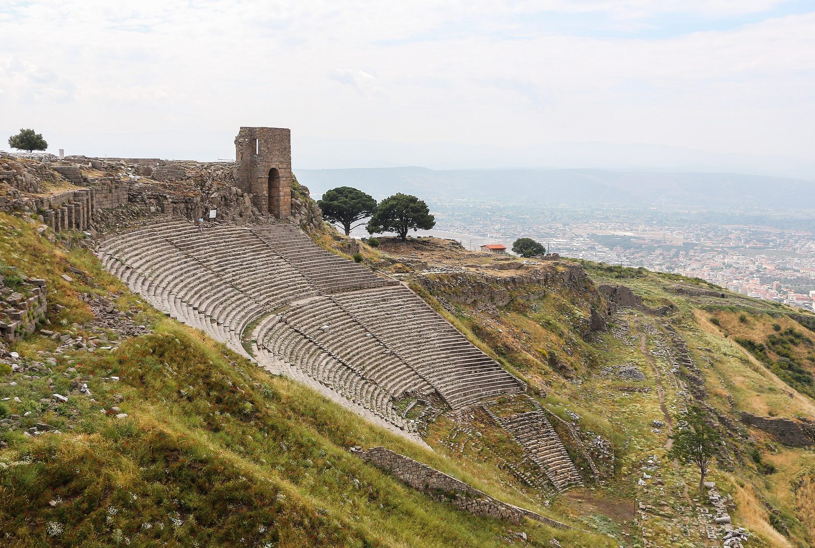 The theatre of Pergamon, one of the Seven Churches of Revelation