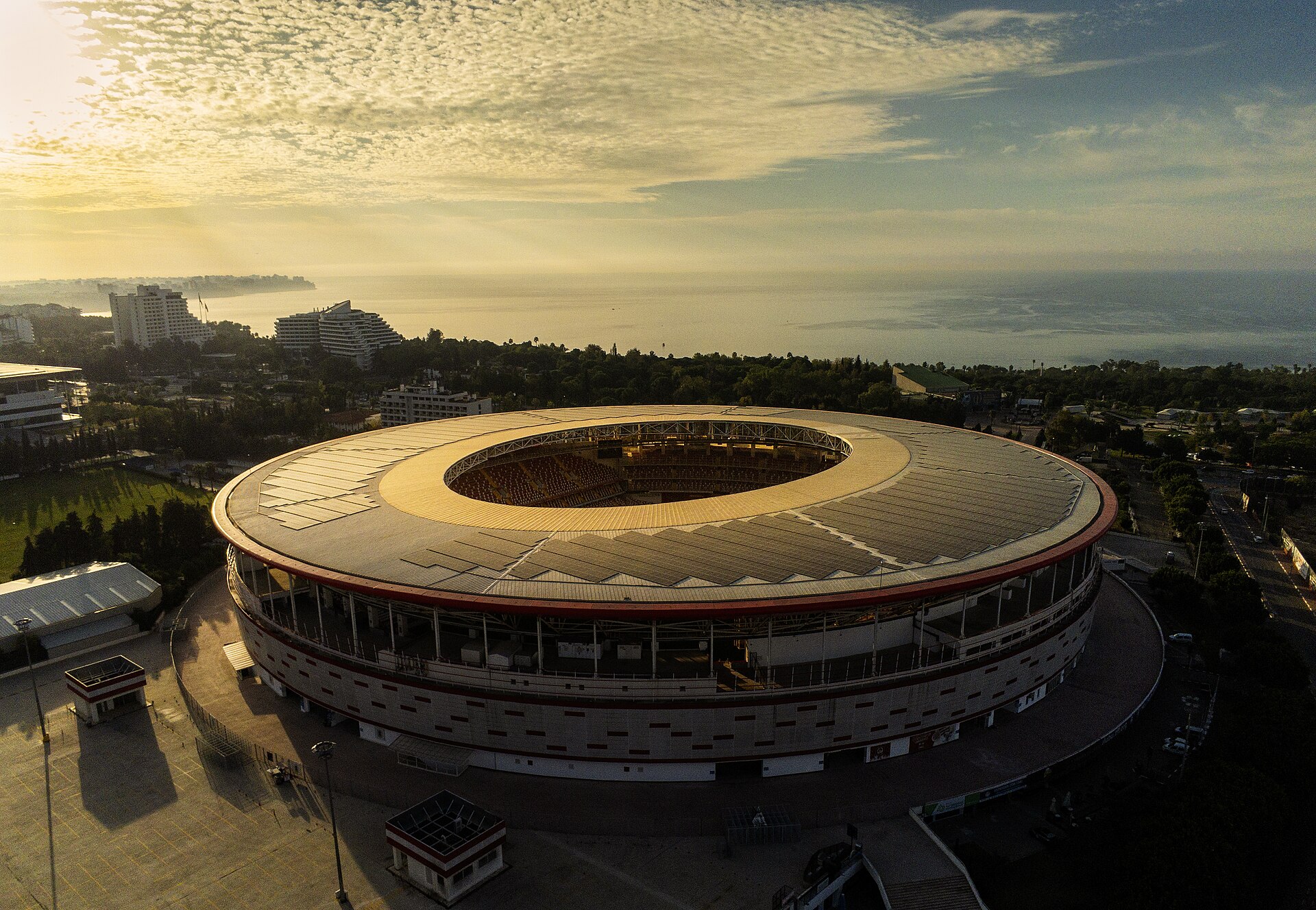 Antalya Stadium near the Mediterranean coast